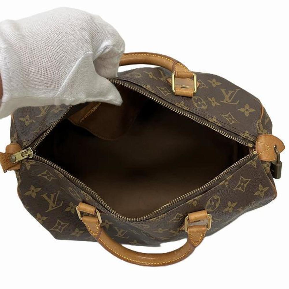 LOUIS VUITTON Monogram Speedy 30 M41526 Bag Iconic Boston Handbag - Picture 6 of 9
